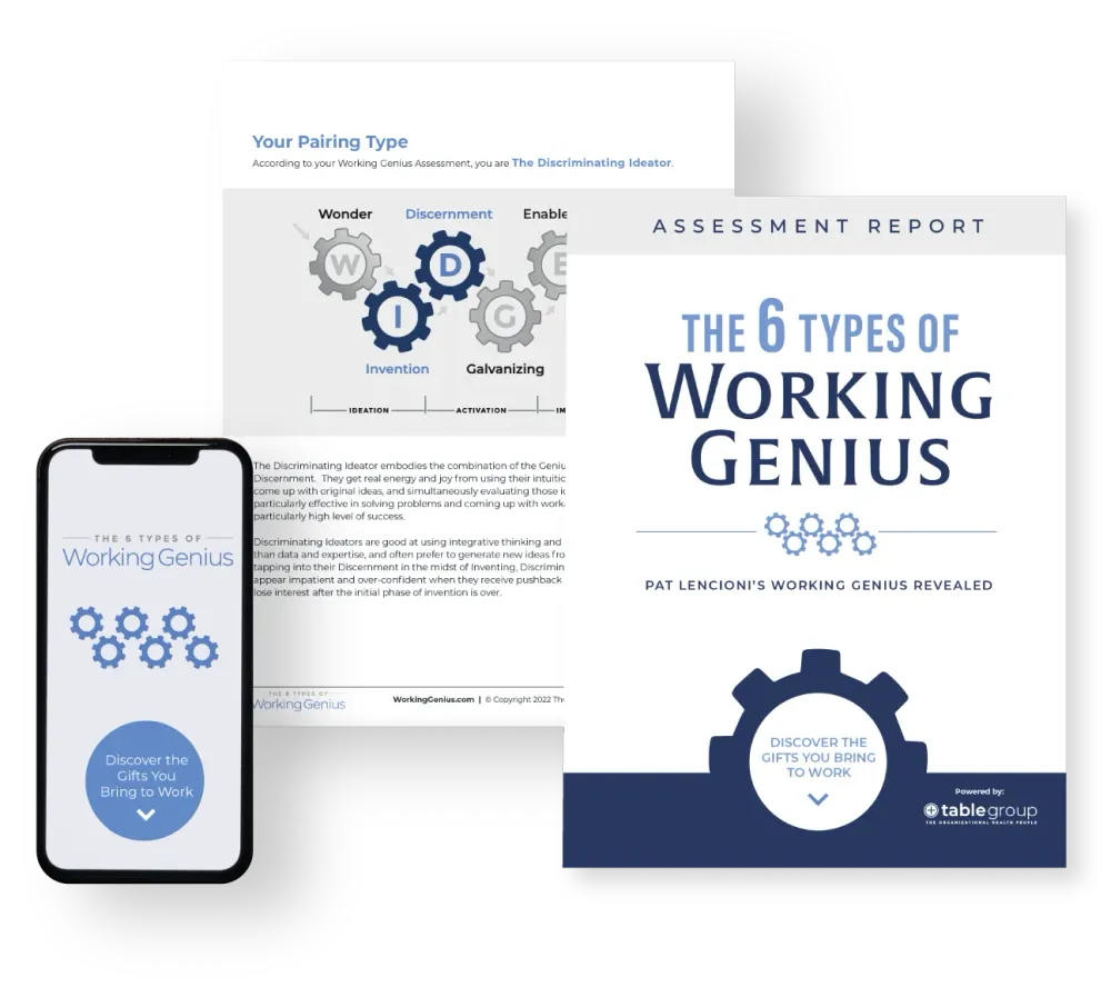 Comprehensive Genius Package (10 Working Genius Assessments)