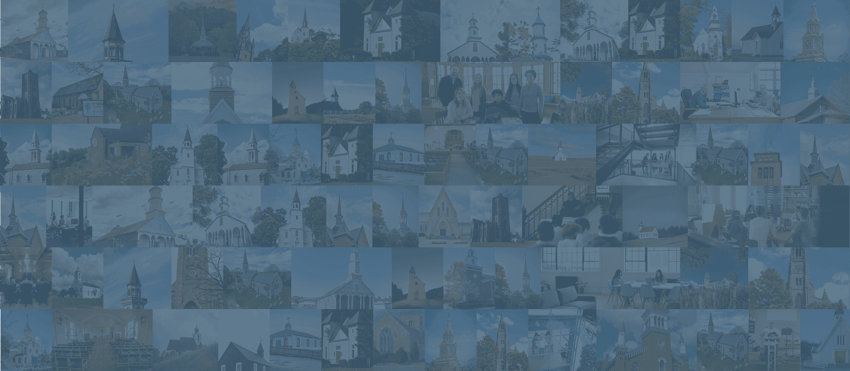 Over 62230 churches served.